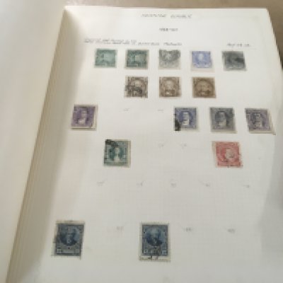 A collection of seven albums containing Victorian and later stamps including European and Argentine Republic.