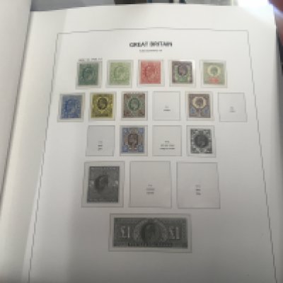 A collection of GB Stamps Edwardian and later .
