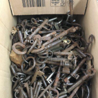 A collection of old keys . Postage catB