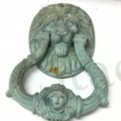 Large bronze Victorian door knocker , 19Cm tall. Postage category B