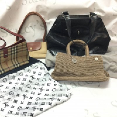Genuine Long Champ bag along with a Gianni Conti- A Burberry bag, The Sak Bag, Louie Vuitton scarf