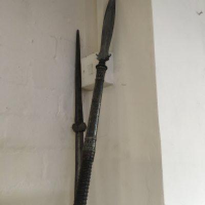 A collection of four spears