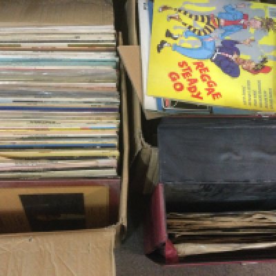 A large collection of LPs, 7" singles and 78s by various artists from the 1950s onwards.