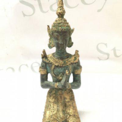 A bronze Buddha figure , 23.5cm tall. Postage category B
