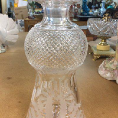 A Edinburgh cut glass decanter