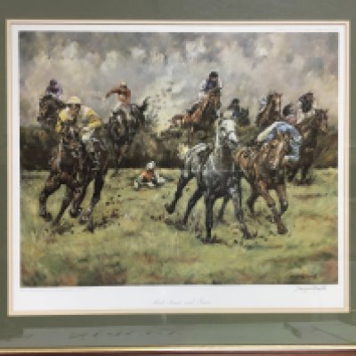 Three signed limited edition horse prints. Shipping category D.