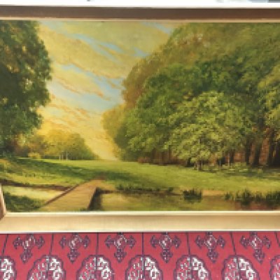 A Norman Coker river landscape scene.