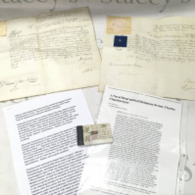 Two 19th century vellum admiralty commissions (1808 & 1840)