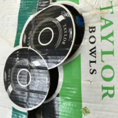 A Collection of Taylor bowls including carrying case .