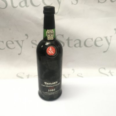 A bottle of Taylors 1985 port.