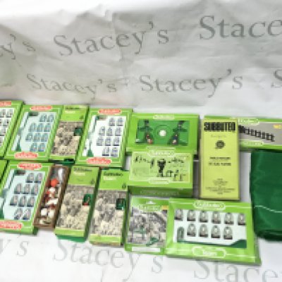 A collection of various subbuteo items including teams etc. Postage B