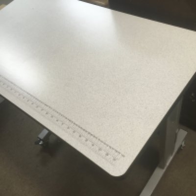 A sewing work station table 105cm wide 80cm tall 60cm long