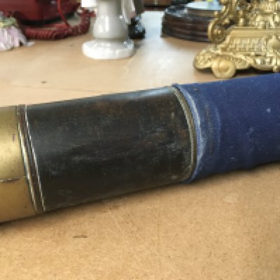 A keen Victorian day night telescope salt house dock Liverpool.