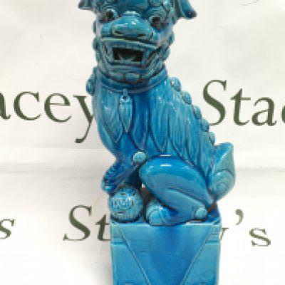 A Chinese Fu dog, approx height 35cm. Shipping category D.