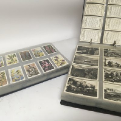 Two albums of well presented Cigarette cards WD & HO Wills and Senior Service cigarettes (2)
