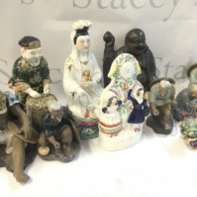 A collection of mainly Oriental figures. Shipping category D