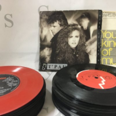 A wide range of records from multiple artists from movies and more, some records are in other languages such as French.