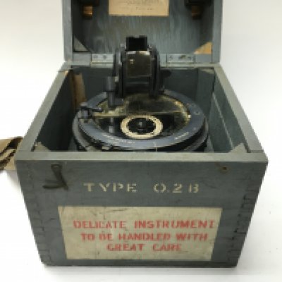 A world war 2 RAF compass type O.2.B which was primarily intended for taking bearings from aircraft. Postage D. NO RESERVE