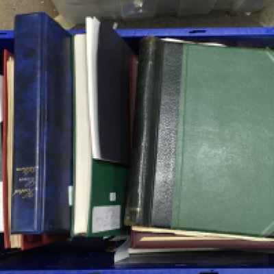 A large collection of World Stamp albums containing unused and used stamps from Germany, Bulgaria, Canada, Russia, Japan etc