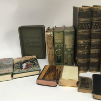 A collection of books two hardback novels by Mika Waltari old AA road map books Bibles books Myths and Legends. and others. NO RESERVE