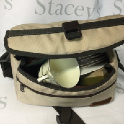 A bag including a collection of antique plates, a Royal Doulton antique mug.