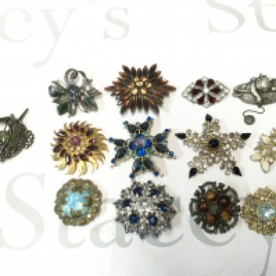 A Collection of brooches