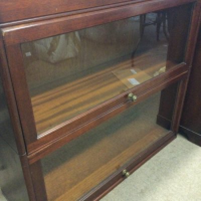 A two tier globe wernicke bookcase NO RESERVE