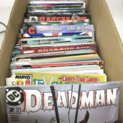 A Collection of comics including DC, Marvel, Avatar, Vertigo. Titles including Excalibur, fantastic four, Digitek, Miracleman etc