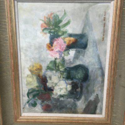 An oil and canvas painting, painted by Kath Weissenborn in 1928.