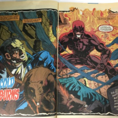 A large collection of vintage comics mostly including Marvel. The comics are themed about Daredevil, Cage and more.