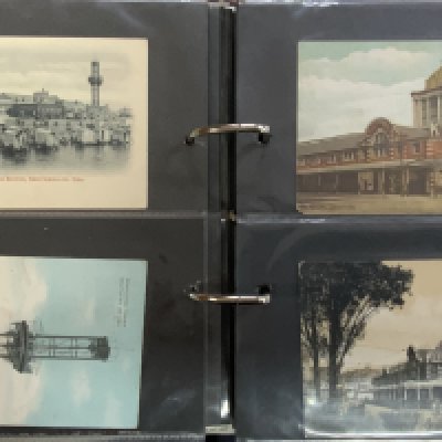 A good album of early views of Southend on Sea and related postcards and ephemera. (B)