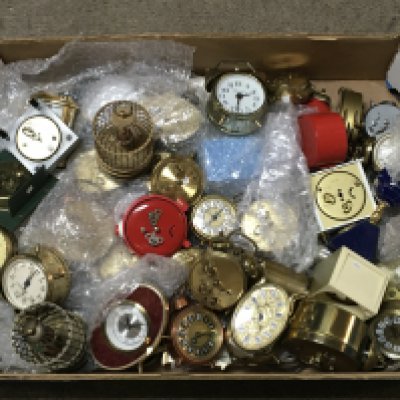 A Collection of alarm clocks