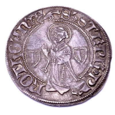 France, Provincial Metz (eveche), 14th-16th century (1350-1550), Silver 3G, Toned. GVF.