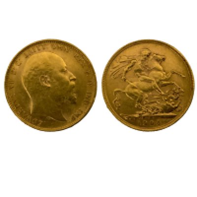 An Edward VII 1904 Full Sovereign. (A)