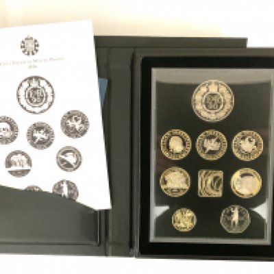 2016 United Kingdom proof coin set commemorative edition.
