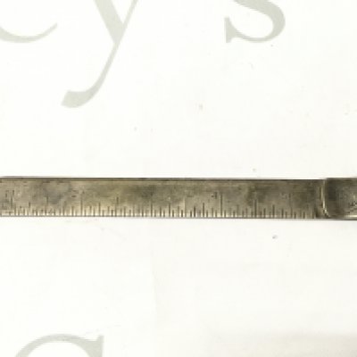 An unusual silver paper knife/book mark.