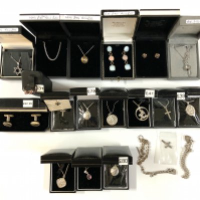 a good selection of sterling silver jewellery.