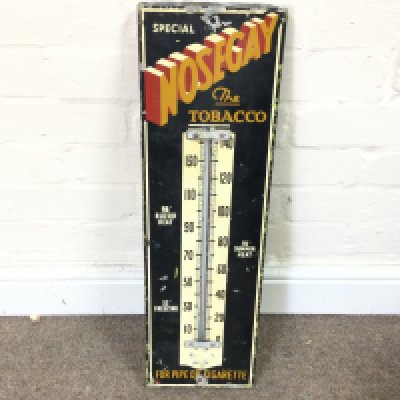 NOSEGAY THERMOMETER Sign 7 x 24 inches approximately