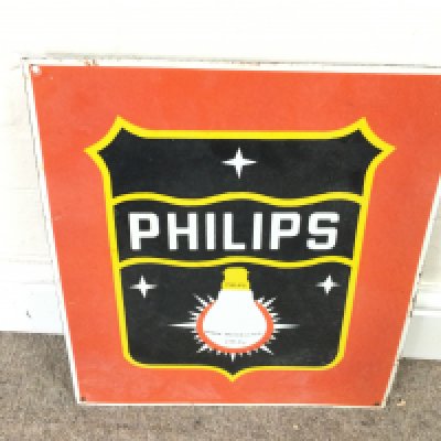 Philips Bulb Sign Board Enamel 14 x 16 inches