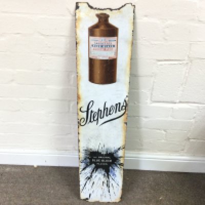 STEPHENS INK ENAMEL SIGN 8 x 36 inches approximately