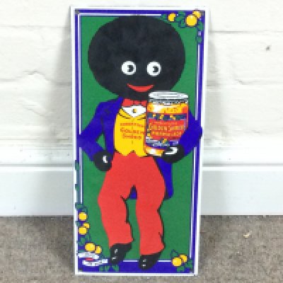 A Robertson's Golden Shred Marmalade enamel sign 6.5 x 14 inches approximately