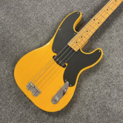 A Fender MIJ Made in Japan T Type Precision Bass guitar in blonde finish and in very good overall largely unplayed condition. Comes with non Fender hard case.