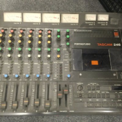 A circa 1980s Tascam 246 portastudio.