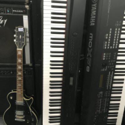 A boxed Casio Privia digital piano and stand (2).