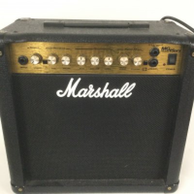 A Marshall MG150X amplifier.
