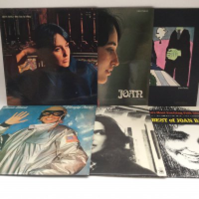 Twelve Joan Baez LPs comprising 'One Day At A Time', 'Farewell, Angelina', 'Joan' and others.