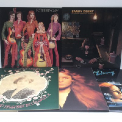 Five Sandy Denny and related LPs comprising 'The North Star Grassman And The Ravens', 'Like An Old Fashioned Waltz' and others.