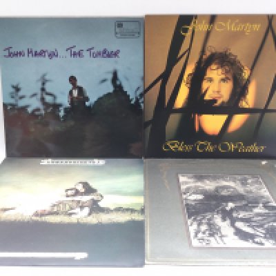 Four John Martyn and related LPs comprising reissues of 'The Tumbler', 'Bless The Weather' and others.