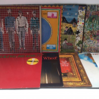 Ten Talking Heads and related LPs comprising' '77', 'More Songs About Buildings And Food', 'Close To The Bone' by Tom Tom Club and others.