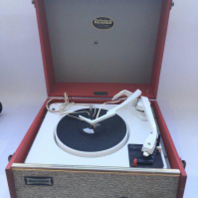 Two Dansette record players comprising a Tempo and a Conquest Auto.